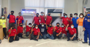 อบรมช่างรุ่น 2 หลักสูตรอบรมมาตรฐานการติดตั้งเครื่องปรับอากาศ โตชิบา inverter”